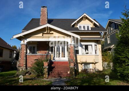 Haus im Handwerkerstil in Vancouver, British Columbia, Kanada Stockfoto