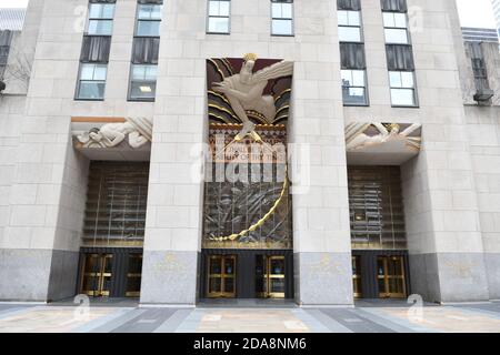 Rockefeller Center, Manhattan, New York City, USA. Stockfoto