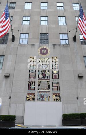 Rockefeller Center, Manhattan, New York City, USA. Stockfoto