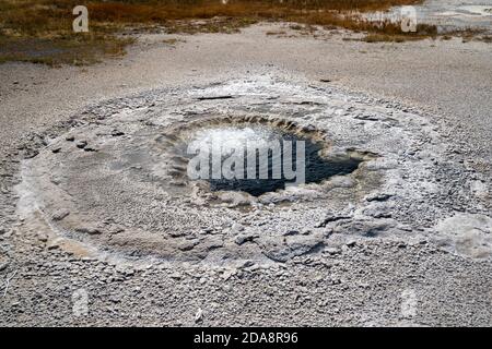 Beach Spring, eine Thermalquelle im Upper Geyser Basin im Yellowstone National Park Stockfoto