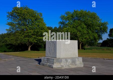 Das British/Canadian Hill 62 (Sanctuary Wood) Memorial in Zillebeke (Ypern), Belgien Stockfoto