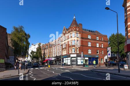 West End Lane, West Hampstead, London NW6, England, Großbritannien. Stockfoto