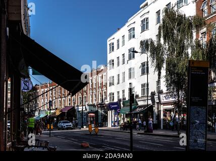 West End Lane, West Hampstead, London NW6, England, Großbritannien. Stockfoto