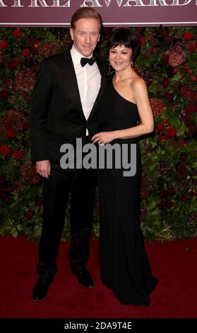 Nov 24, 2019 - London, England, UK - die 65. Evening Standard Theatre Awards 2019 Fotoausstellungen: Damian Lewis und Helen McCrory Stockfoto