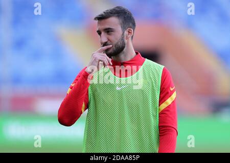 Genua, Italien. November 2020. Bryan Cristante von AS Roma während der Serie EIN Spiel zwischen Genua CFC und AS Roma. Stockfoto