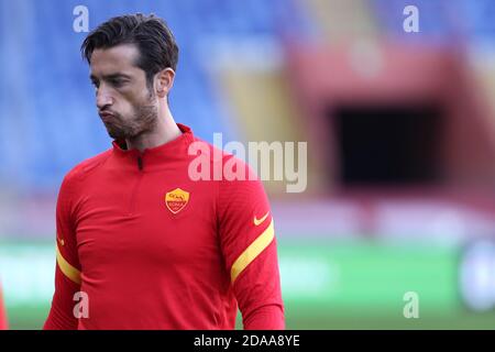 Genua, Italien. November 2020. Antonio Mirante von AS Roma während der Serie EIN Spiel zwischen Genua FC und AS Roma. Stockfoto