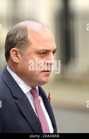 Ben Wallace MP - Staatssekretär für Verteidigung - Verlassen eines Kabinettssitzung in Downing Street, 10. November 2020 Stockfoto