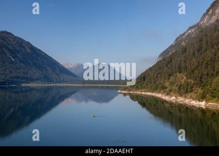 Geographie / Reisen, Deutschland, Bayern, Lenggries, Sylvenstein Stausee Isar in der Nähe von Ausgabe, Lenggr, Additional-Rights-Clearance-Info-not-available Stockfoto