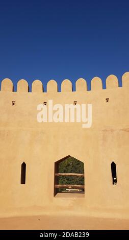 Rustaq Fort. Speicherplatz Kopieren. Rustaq, Maskat, Oman Stockfoto