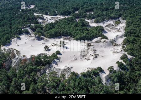 Stilo Wanderdünen auf Sarbska Split an der Ostseeküste in Osetnik, in der Nähe von Dorf Sasino, Polen Stockfoto