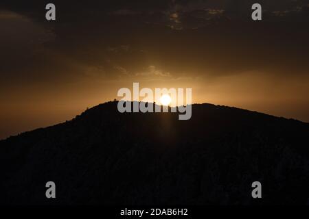 See Vouliagmenis - Heraion, Perachora Corinthia Griechenland. Stockfoto