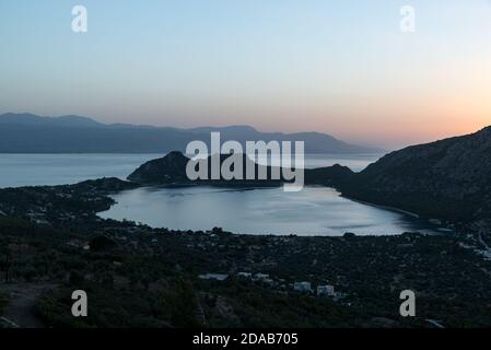 See Vouliagmenis - Heraion, Perachora Corinthia Griechenland. Stockfoto