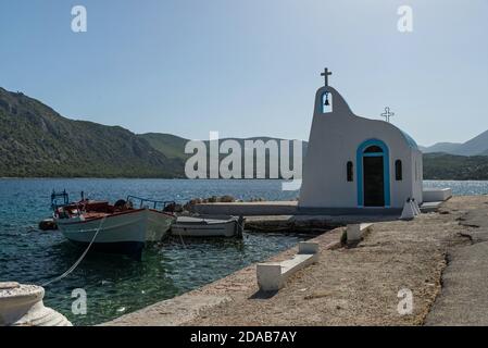 See Vouliagmenis - Heraion, Perachora Corinthia Griechenland. Stockfoto