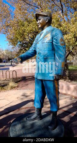 Santa Fe, New Mexico, Sgt. 1. Klasse Leroy Petry, Träger der Ehrenmedaille Stockfoto