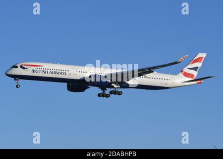 AIRBUS A350-1000 VON BRITISH AIRWAYS Stockfoto