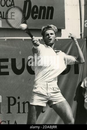 Französischer Tennisspieler Thierry Champion, 80er Jahre Stockfoto