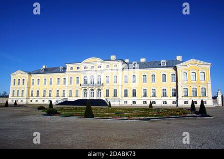 Rundale Palace in Pilsrundale, Lettland Stockfoto