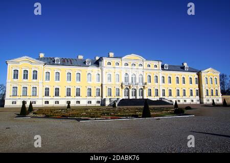 Rundale Palace in Pilsrundale, Lettland Stockfoto