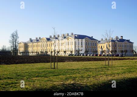 Rundale Palace in Pilsrundale, Lettland Stockfoto