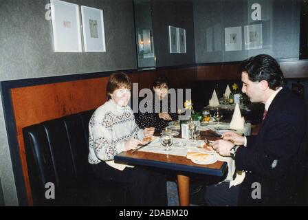 Italienische Tennisspielerin Sandra Cecchini, 1995 Stockfoto