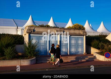 Deauville, Normandie, Frankreich Stockfoto