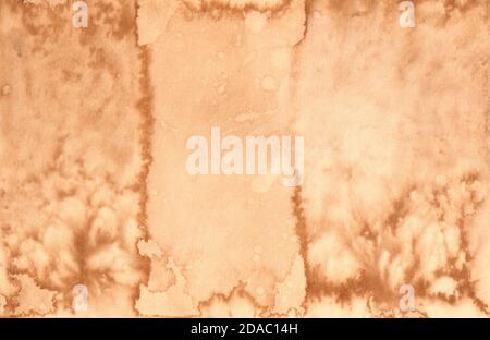 Extra großes grunge altes Papier isoliert auf weiß Stockfoto