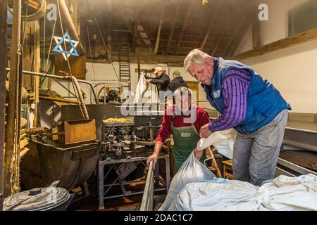 Traditionelle Zoigl Brauerei in Falkenberg, Deutschland Stockfoto