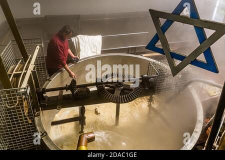 Traditionelle Zoigl Brauerei in Falkenberg, Deutschland Stockfoto