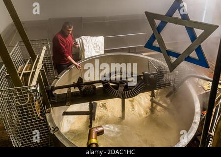 Traditionelle Zoigl Brauerei in Falkenberg, Deutschland Stockfoto