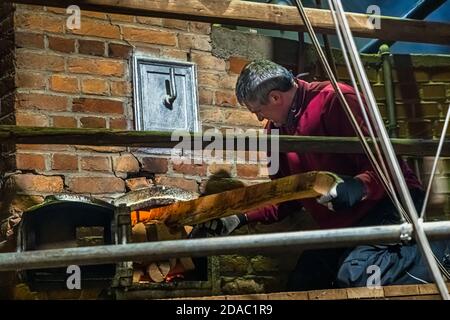 Traditionelle Zoigl Brauerei in Falkenberg, Deutschland Stockfoto
