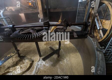 Traditionelle Zoigl Brauerei in Falkenberg, Deutschland Stockfoto