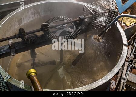 Traditionelle Zoigl Brauerei in Falkenberg, Deutschland Stockfoto