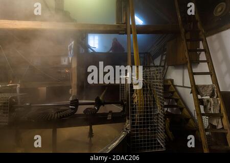 Traditionelle Zoigl Brauerei in Falkenberg, Deutschland Stockfoto