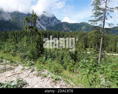 Im Salzkammergut bei Gosau am Dachstein Stockfoto