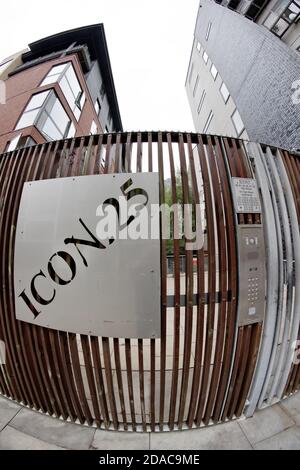 Icon 25 modernistische Apartments befinden sich im trendigen und schicken Northern Quarter von Manchester Stockfoto