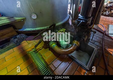 Traditionelle Zoigl Brauerei in Falkenberg, Deutschland Stockfoto