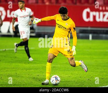 Yassine Bounou 'Bono' von Sevilla während der spanischen Meisterschaft La Liga Fußballspiel zwischen Sevilla FC und CA Osasuna am 7. November 2020 bei RAM P Stockfoto