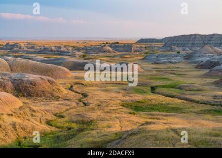 Badlands National Park in South Dakota Stockfoto