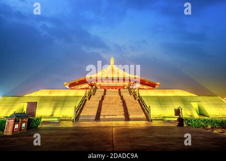 Mingtang ist ein altes Gebäude in der Tang Dynastie und ein Ort der Anbetung in alten Zeiten. Luoyang, China. Stockfoto