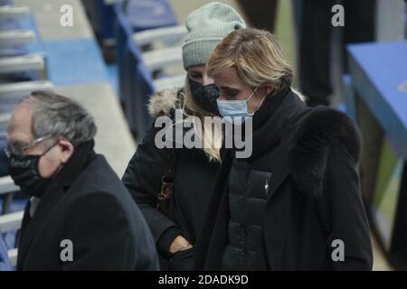 Florence Hardouin, Noel Le Graet während des Internationalen Freundschaftsspiels zwischen Frankreich und Finnland am 11. November 2020 im Stade de F P Stockfoto