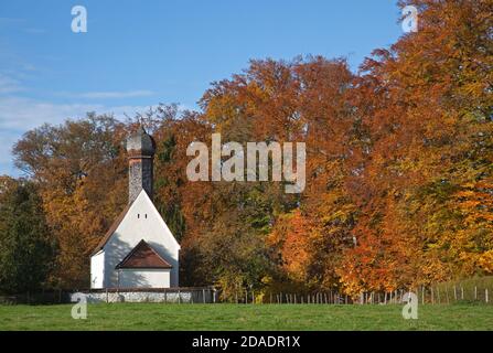 Geographie / Reisen, Deutschland, Bayern, Murnau am Staffelsee, Schließung Rieden bei Murnau, Seehausen, Obere, Additional-Rights-Clearance-Info-not-available Stockfoto