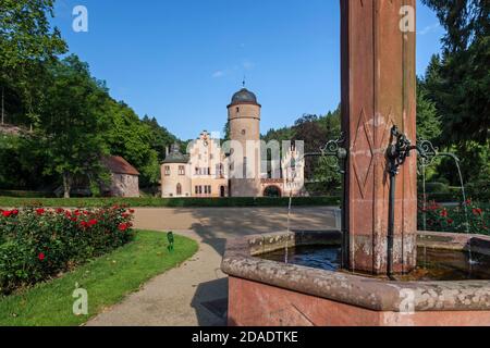 Geographie / Reisen, Deutschland, Bayern, Mespelbrunn, Infer Mespelbrunn, Mespelbrunn, Spessart, Unteren Frankreich, Additional-Rights-Clearance-Info-not-available Stockfoto