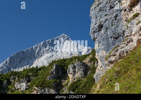 Geographie / Reisen, Deutschland, Bayern, Garmisch-Partenkirchen, Blick auf die Hochalm auf der , Zusatz-Rights-Clearance-Info-not-available Stockfoto