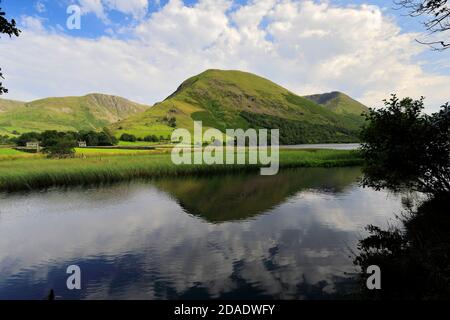 Blick über Brothers Water und das Hartsop Valley, Kirkstone Pass, Lake District National Park, Cumbria, England, Großbritannien Stockfoto