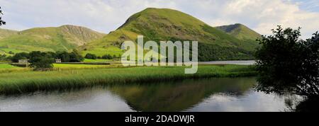 Blick über Brothers Water und das Hartsop Valley, Kirkstone Pass, Lake District National Park, Cumbria, England, Großbritannien Stockfoto