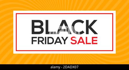 Professionelle Black Friday Sale Banner Design Stock Vektor
