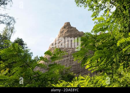 Piramidi di Segonzano, Trentino - Südtirol, Italien Stockfoto