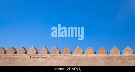 Rustaq Fort. Speicherplatz Kopieren. Rustaq, Maskat, Oman Stockfoto