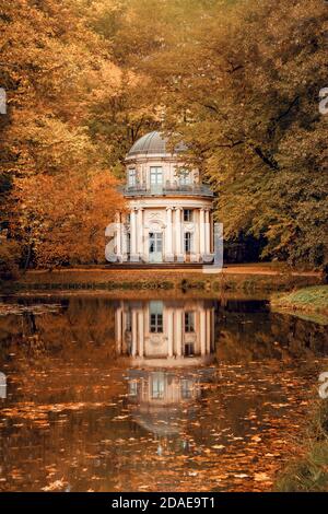 park in autumn colors Stockfoto