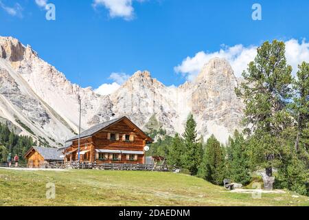 Ücia de Pices Fanes, Dolomiten von Fanes Sennes Prags, St. Vigil in Enneberg, Bozen, Südtirol, Italien, Europa, Stockfoto